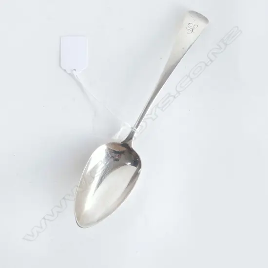 GEORGE III SILVER TABLE SPOON London 1810 by John Lias 68gms
