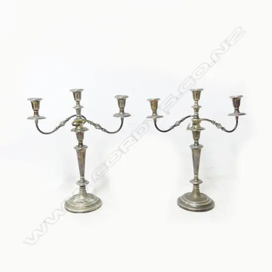 PR SILVER PLATE CANDELABRA H.450mm