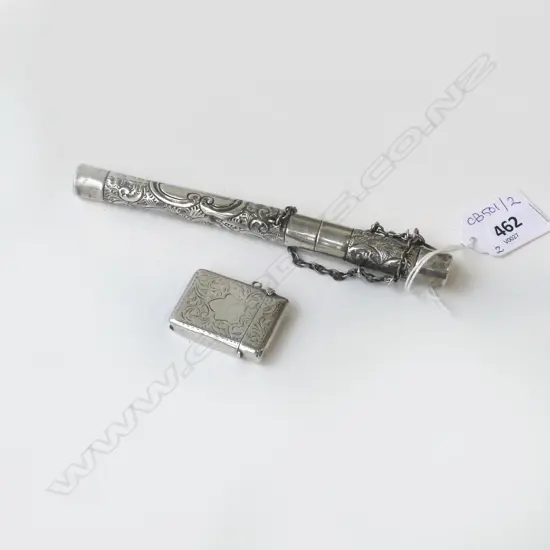 STG SILVER PENCIL HOLDER L.150mm, 26gms + VESTA 14gms