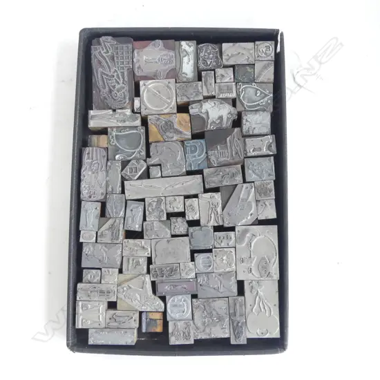 ASST. VINTAGE ADVERTISING PRINT BLOCKS