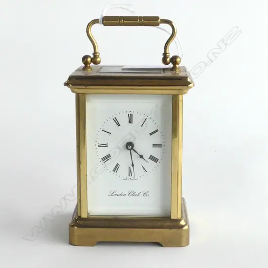LONDON CLOCK CO CARRAGE CLOCK NO KEY H110MM