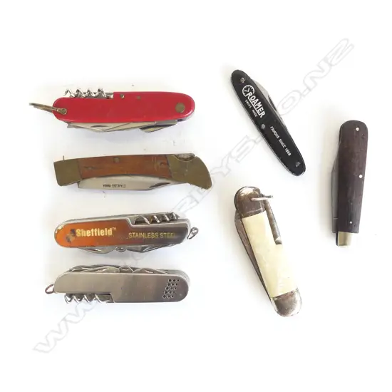 7 ASST. POCKET KNIVES