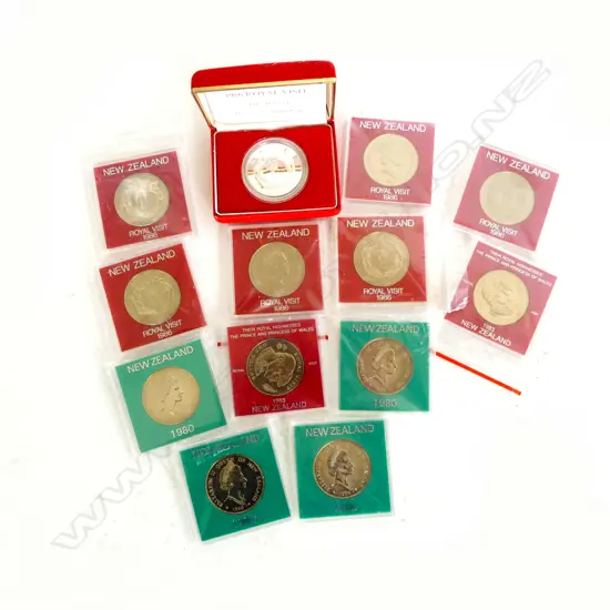 13 ASST. COMMEMORATIVE COINS