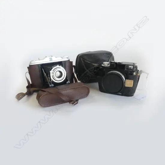 TWO CAMERAS UNDERWATER NIKONOS & FOLDING AGFA VARIO 1950'S