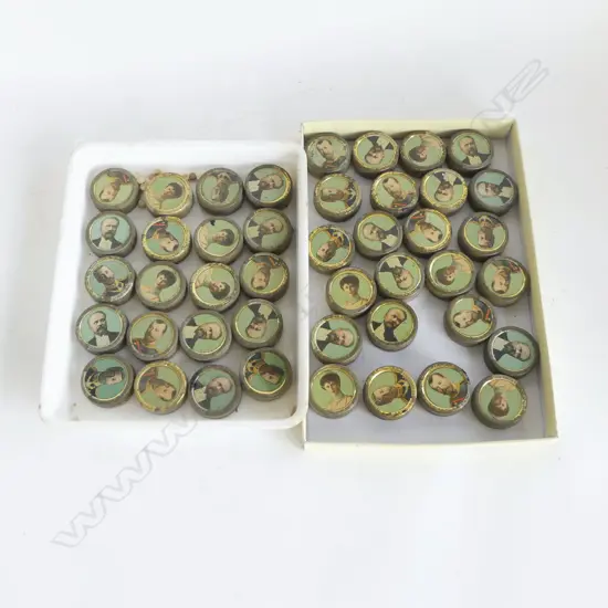 24 EARLY 1900s PASTILLES TINS