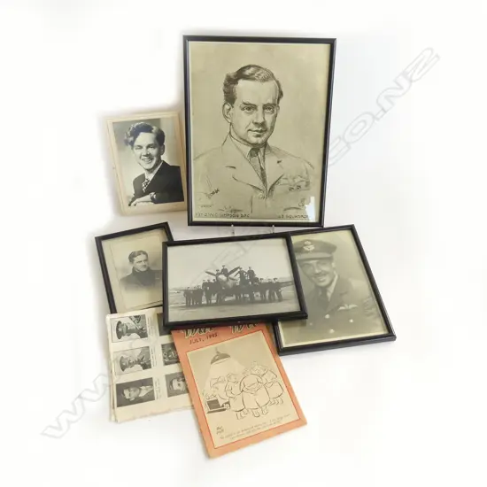 INFO PHOTOS SKETCHES ETC RE NZ FLYER JWSIMPSON DFC 