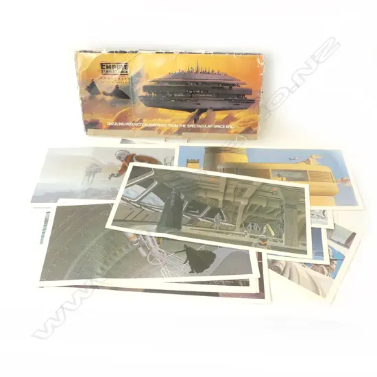1980 'THE EMPIRE STRIKES BACK' PORTFOLIO, CONCEPT ARTWORK BY RALPH MCQUARRIE (cover envelope repaired)