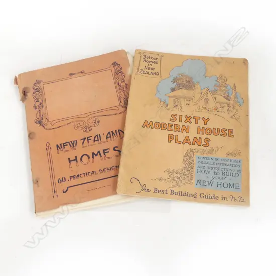 2 EARLY 20thC NZ HOUSE PLAN BOOKLETS