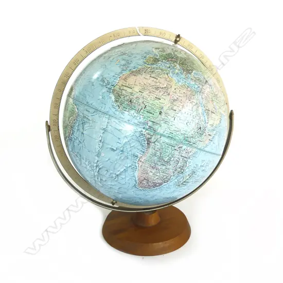 VINTAGE READER'S DIGEST GREAT WORLD GLOBE H.400mm