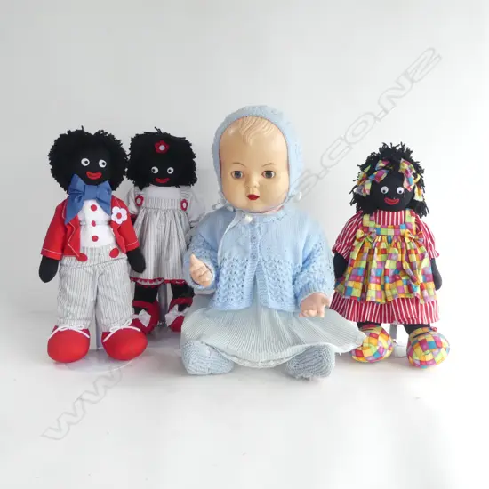 4 DOLLS; 3 BY KATE FINN H.400mm