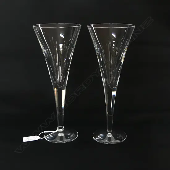 PR JOHN ROCHA WATERFORD  CHAMPAGNE FLUTES H.240mm