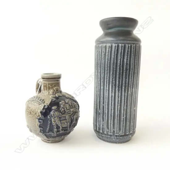 2 PCES MID CENTURY GERMAN POTTERY H.230mm