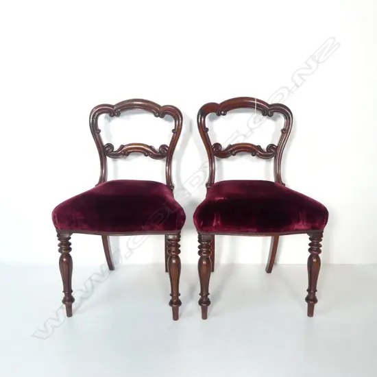 PR VICTORIAN MAHOGANY DINING CHAIRS