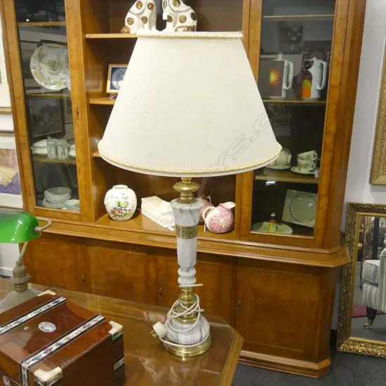 MARBLE TABLE LAMP H.870mm