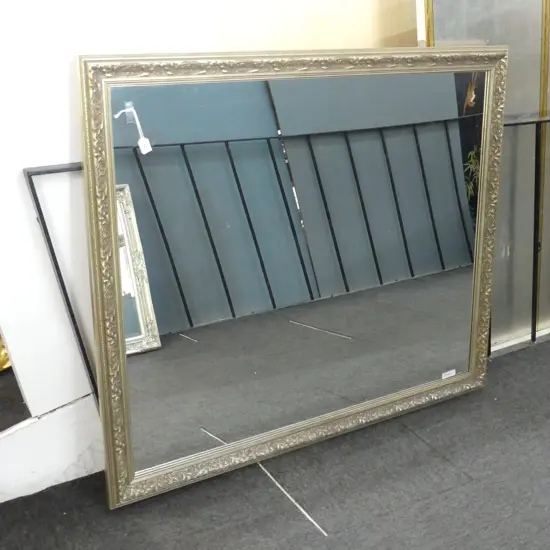 LG SILVER FRAMED MIRROR 1140x1360mm