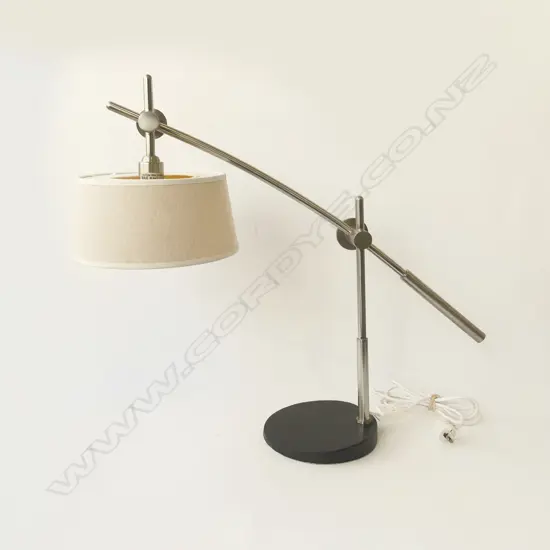 FRENCH 1970'S 80'S LUMINAIRE TABLE LAMP H.850mm ADJUSTABLE industrial style. Very heavy quality construction