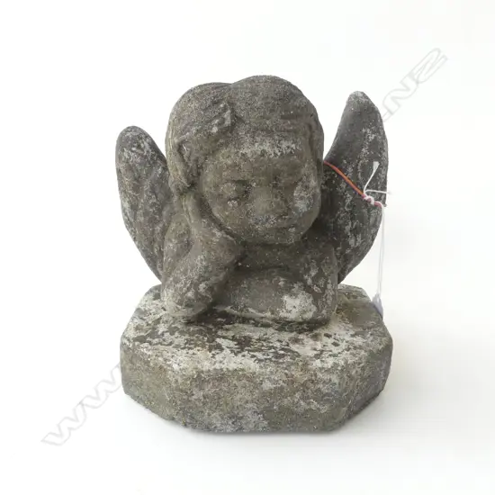 CONCRETE GARDEN CHERUB H.200mm
