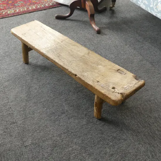 RUSTIC WOODEN STOOL 1050x250x200mm