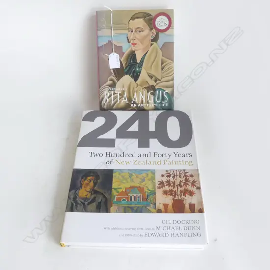 2 ART BOOKS; RITA ANGUS & 240 YEARS OF NZ PAINTING