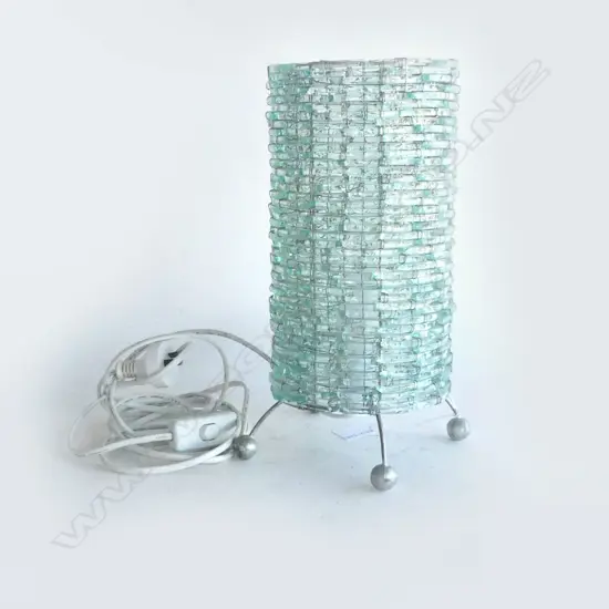 MODERN GLASS TABLE LAMP H.310mm