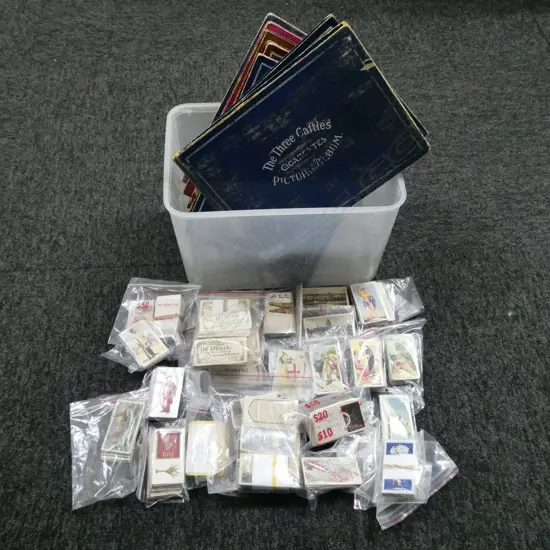 ASST. CIGARETTE CARDS; LOOSE & ALBUMS