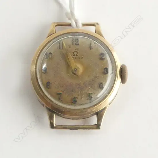 VINTAGE 1940'S/50'S 9ct OMEGA LADIES WRISTWATCH 8.8gms