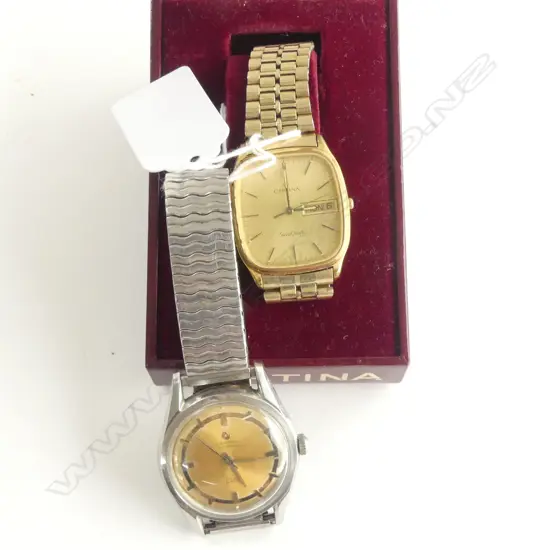 2 VINTAGE CERTINA GENT'S WRISTWATCHES 1 cased 