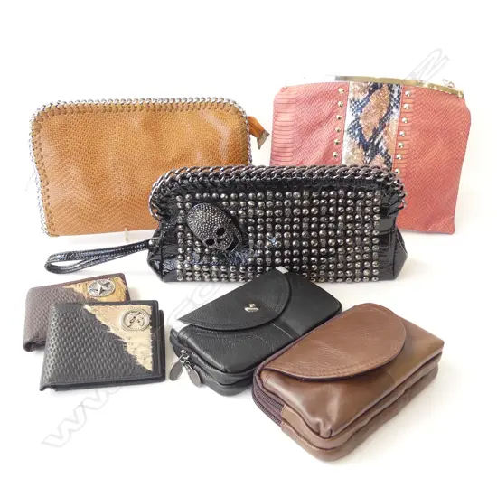 3 HAND BAGS + 4 WALLETS