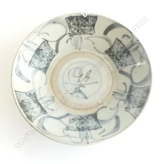 CHINESE KITCHEN MING PLATE hairline crack Dia.250mm