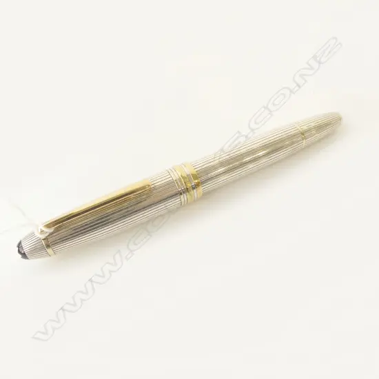 MONTBLANC MEISTERSTUCK No.146 925 SILVER FOUNTAIN PEN w. 18K NIB