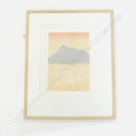 RODNEY FUMPSTON 'HOKKAIDO SUNSET' ETCHING 3/75 450x340mm