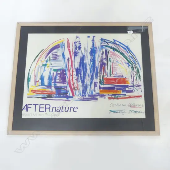 GRETCHEN ALBRECHT, 'AFTERnature' SARGEANT GALLERY POSTER 580x780mm