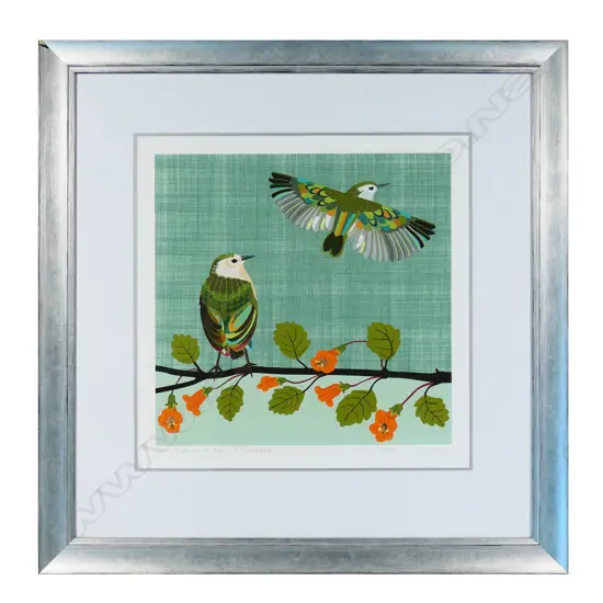 JANE GALLOWAY ‘THINKING OF YOU - TITIPOUNAMU’, LTD ED PRINT 25/45,  530 x 550mm