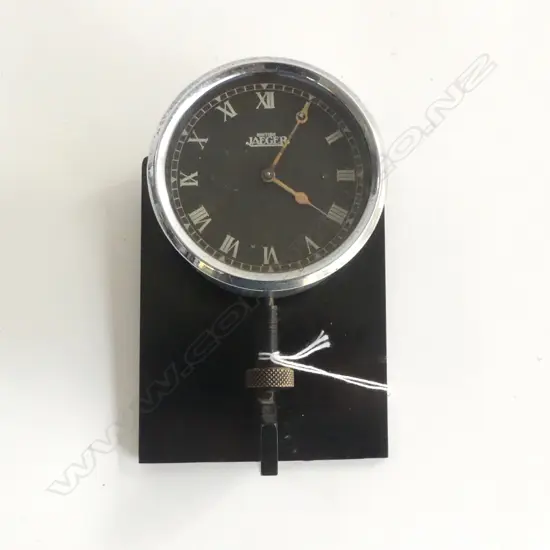 VINTAGE JAEGER CAR CLOCK 85mm dia