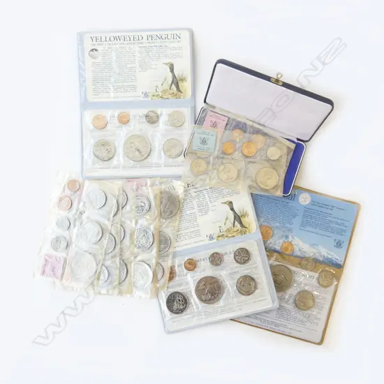 10 X UNC NZ COIN SETS