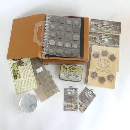 ASST. COINS; GREAT BRITAIN ALBUM ETC