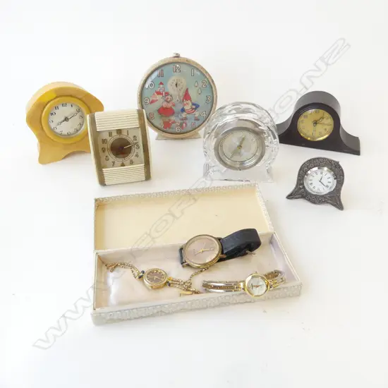 ASST. CLOCKS & WRIST WATCHES