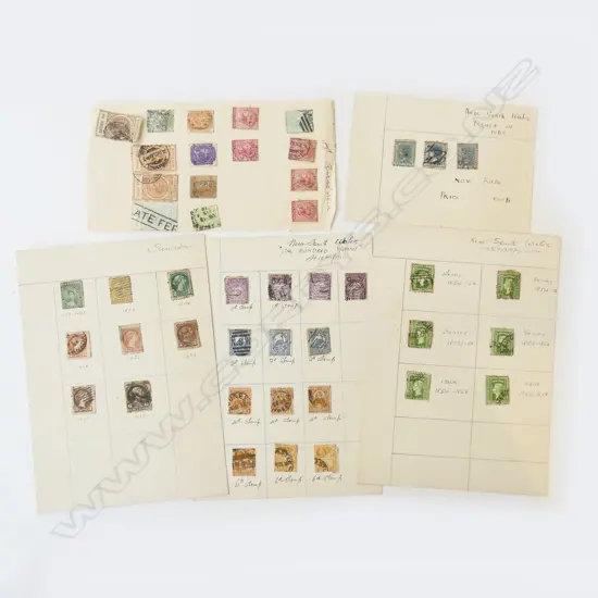 COLLECTION OF AUSTRALIAN & CANADIAN VICT SIDE FACE QUEENS AND OTHER EARLY STAMPS