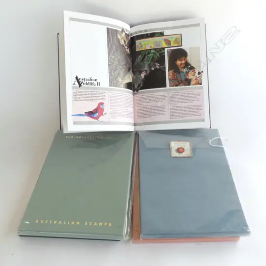 5 X AUSTRALIAN STAMP COLLECTION YEAR SETS 1980"s & 90's