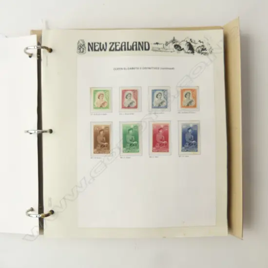 NZ MINT STAMP ALBUM COLLECTION, MAINLY DECIMAL INCL. 1960 PICTORIAL SET
