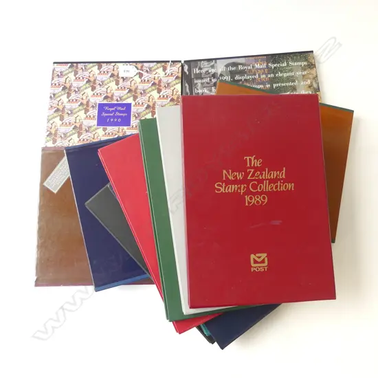 STAMP COLLECTIONS (7 NZ, 5 ROYAL MAIL)