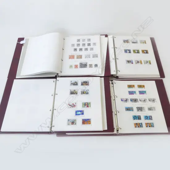 4x 'GREAT BRITAIN STAMP ALBUM' SOME EARLY EXAMPLES