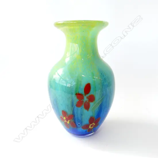 ART GLASS VASE H280MM