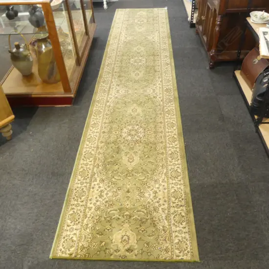 GREEN MACHINED RUNNER 3900x800mm