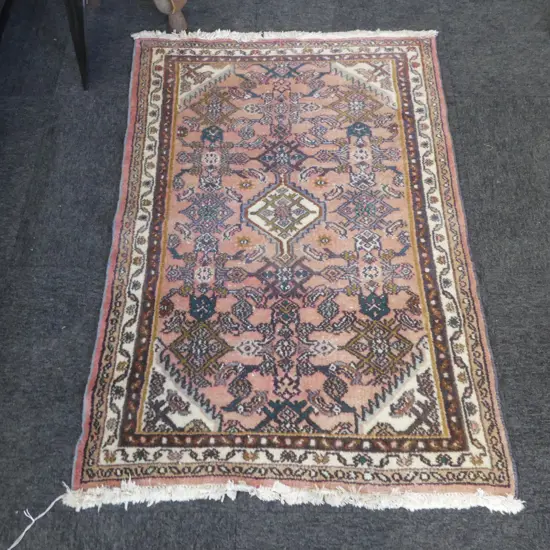 HAND KNOTTED ALL WOOL RUG 1160x770mm