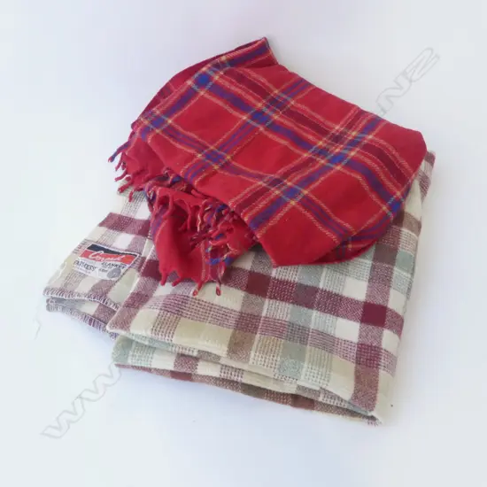 2 WOOL BLANKETS