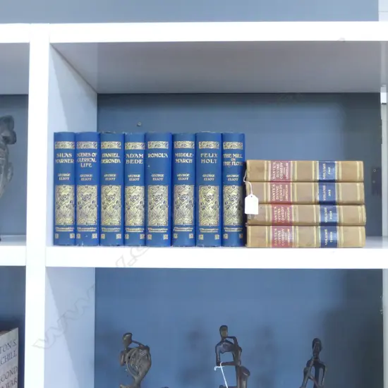 BOOK SETS: GEORGE ELLIOT (8), DANTES DIVINE COMEDY (4 VOLS)