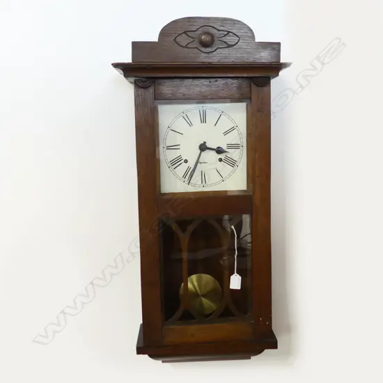 OAK WALL CLOCK H.800mm