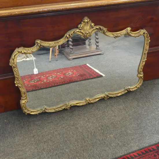 GOLD FRAMED MIRROR 675x1000mm