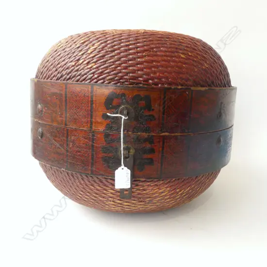 ORIENTAL WOVEN CONTAINER 440mm dia